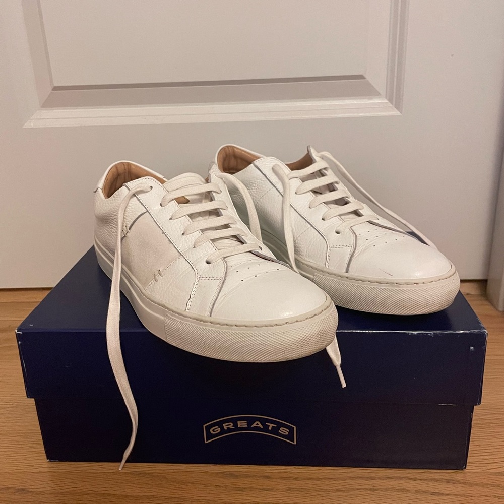 Greats - The Royale - White Leather Sneaker - 10.5